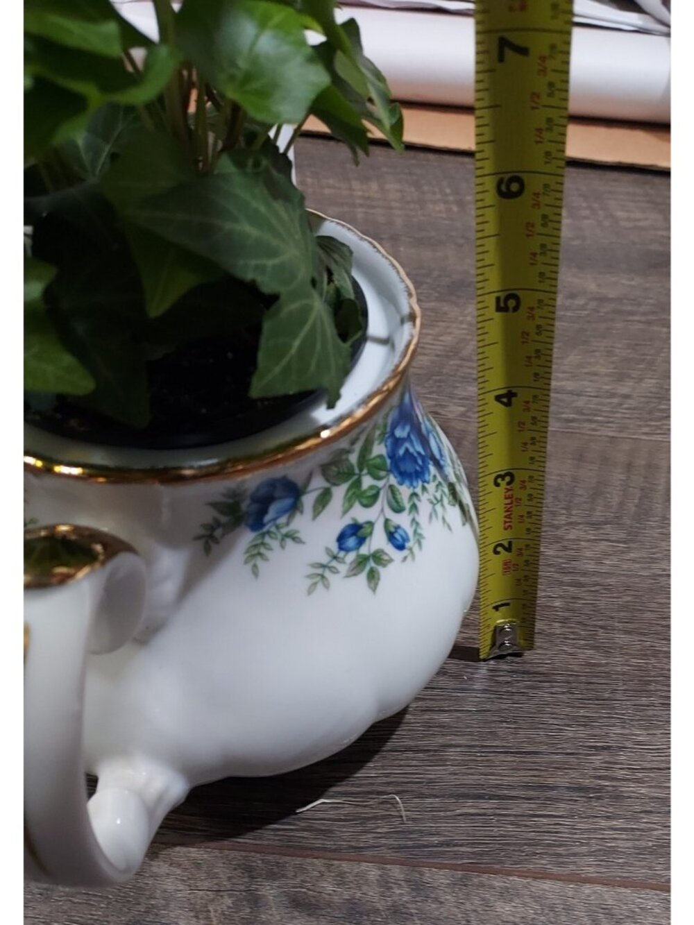 Planter English Garden Teapot Robinson 1989 Designs Japan NO LID - Picture 7 of 10